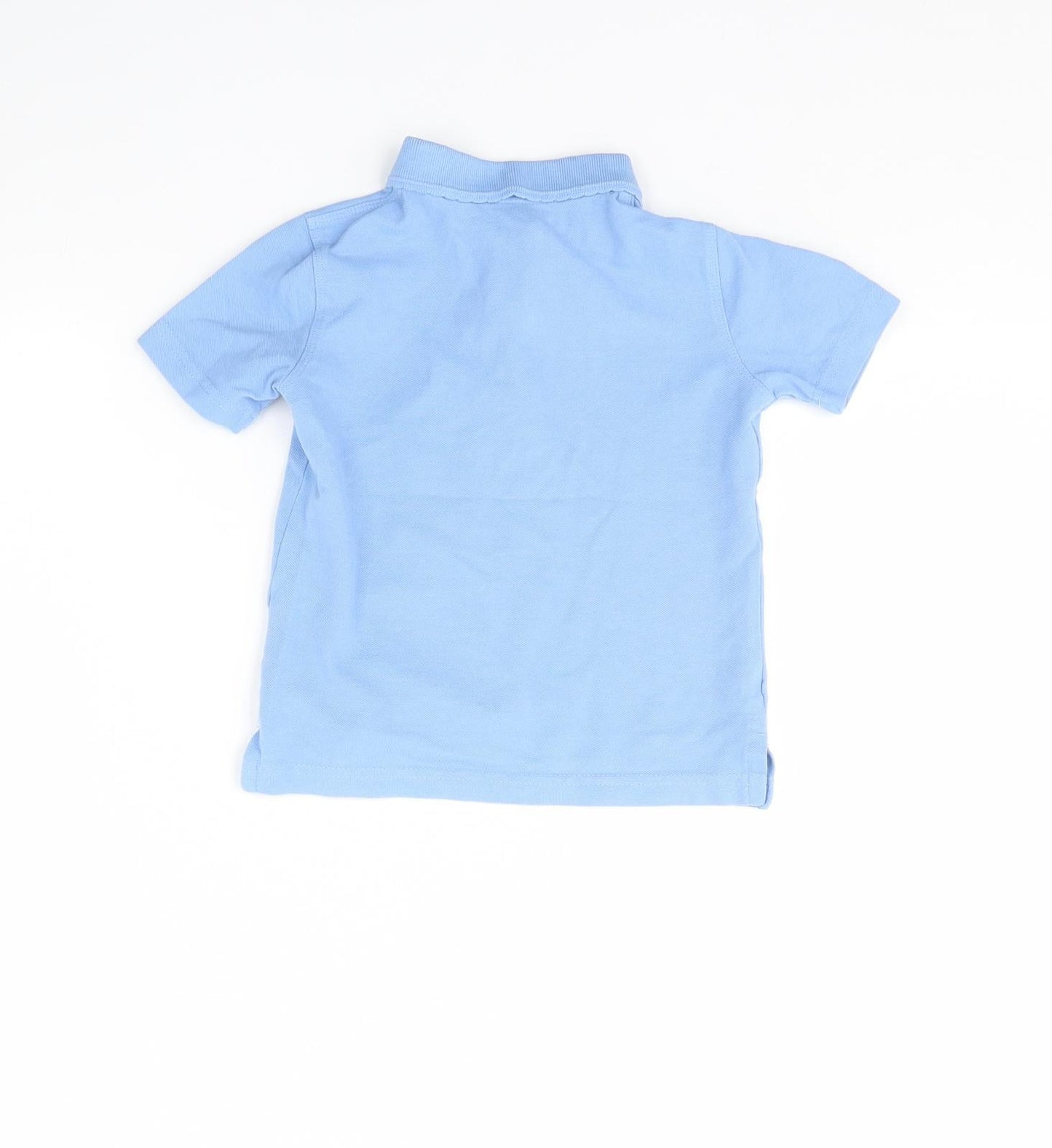 lily & dan Boys Blue   Basic Polo Size 3 Years  - School
