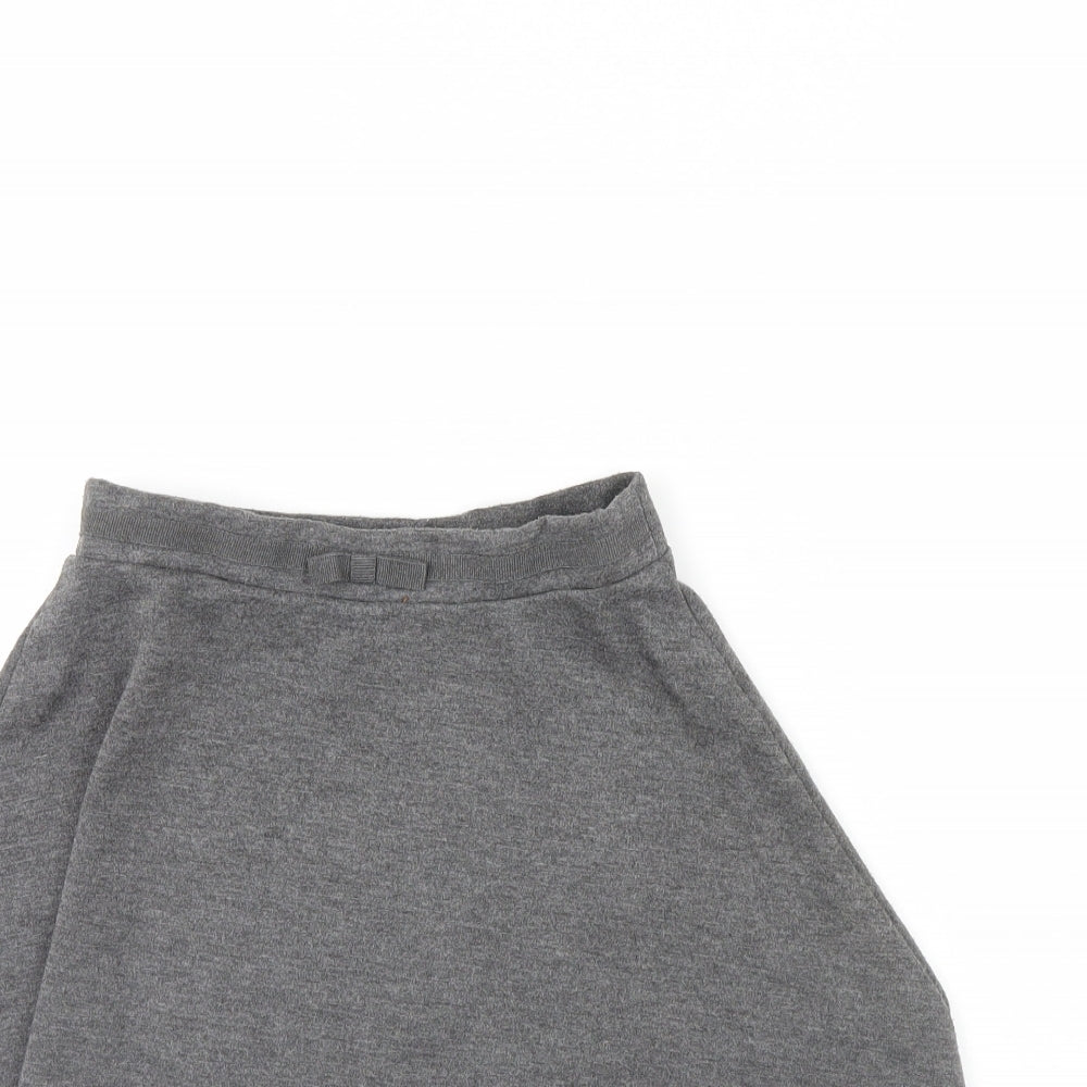 Back To School Girls Grey   Flare Skirt Size 7 Years