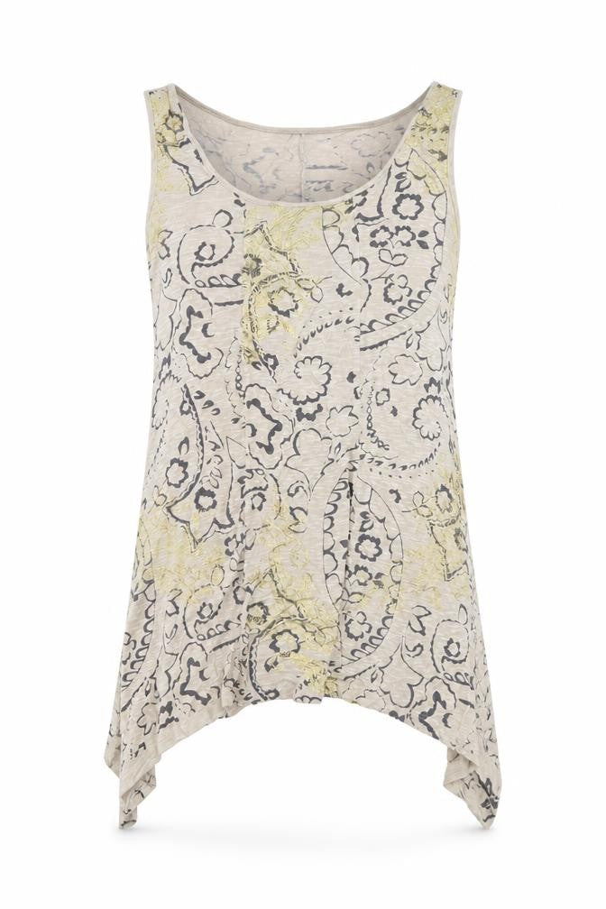 Per Una Womens Beige Fair Isle  Basic Tank Size 10