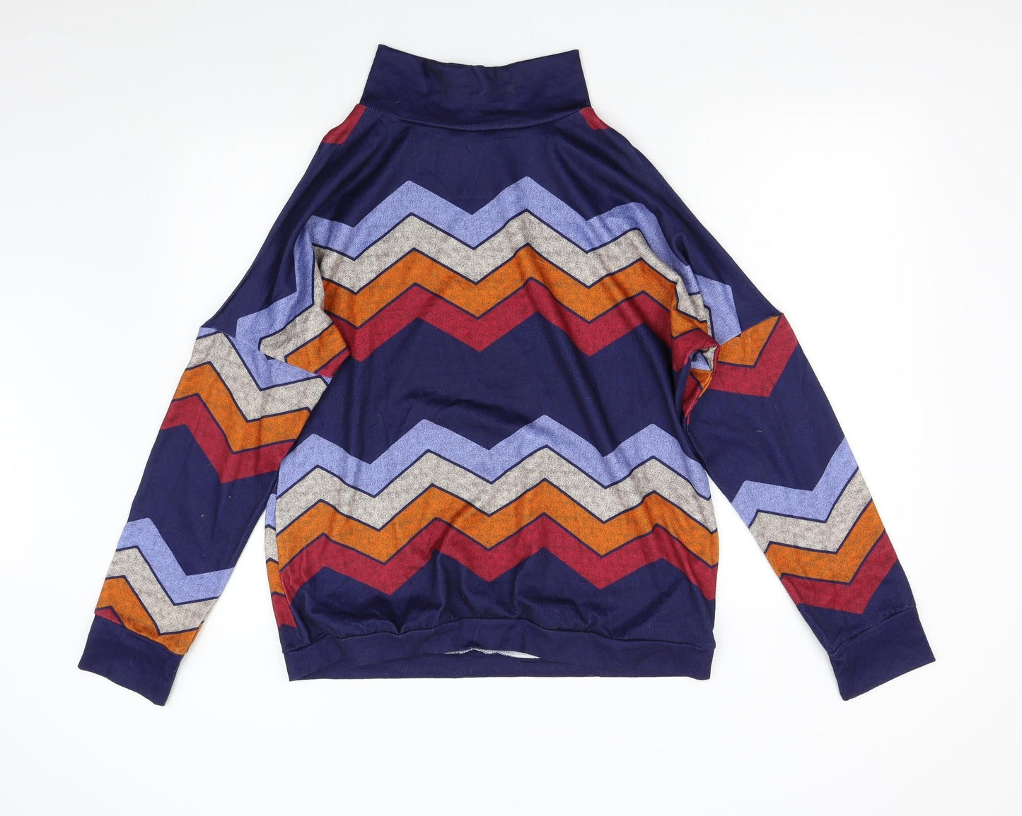 Yoins Womens Multicoloured Striped  Pullover Sweatshirt Size 18
