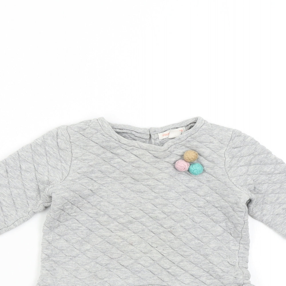 Country Road Baby Grey   Jumper Dress  Size 18-24 Months