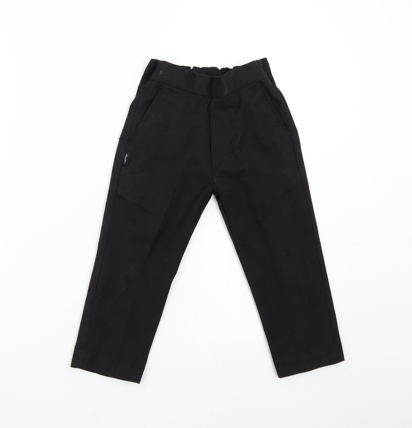 AST Boys Black   Dress Pants Trousers Size 3-4 Years - School