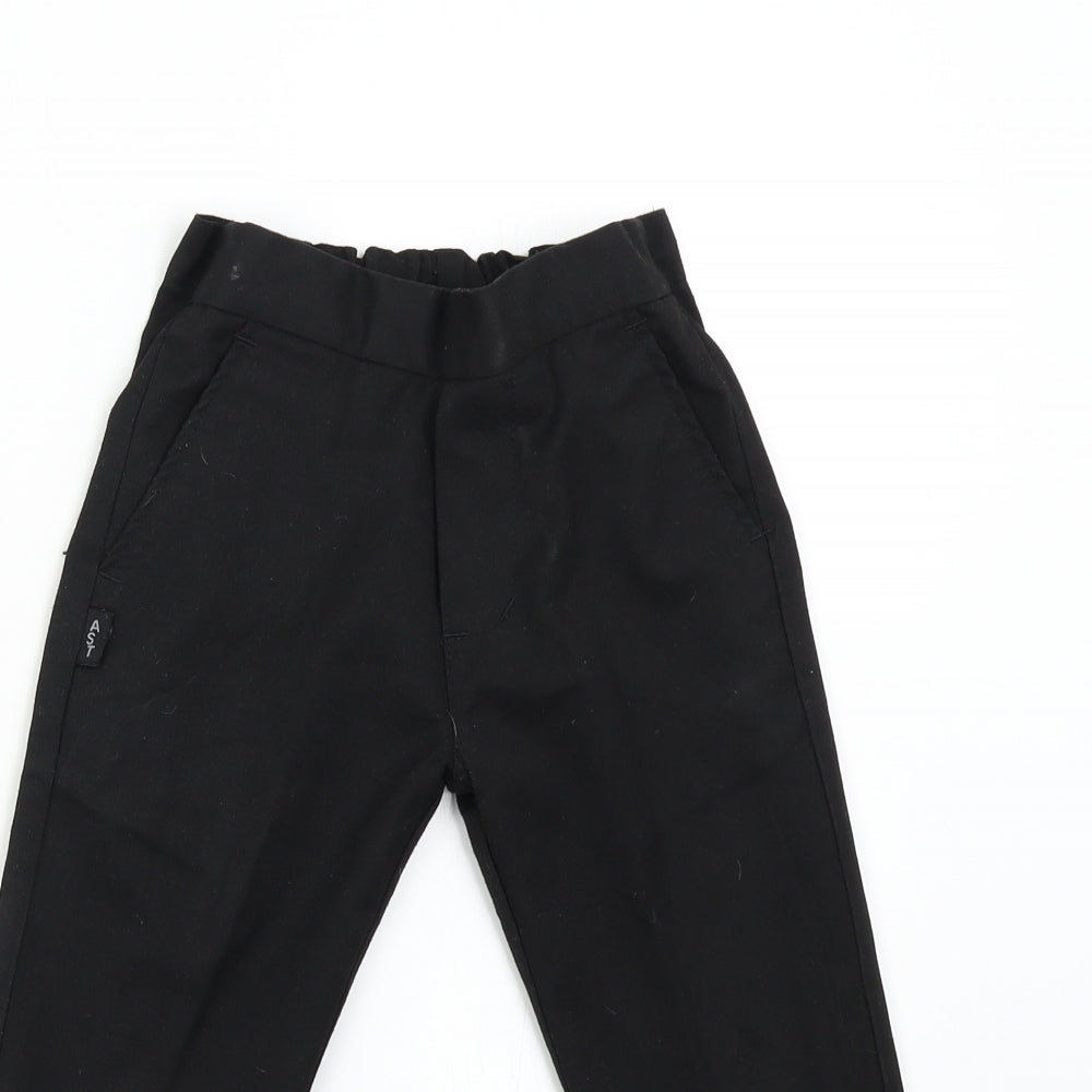 AST Boys Black   Dress Pants Trousers Size 3-4 Years - School