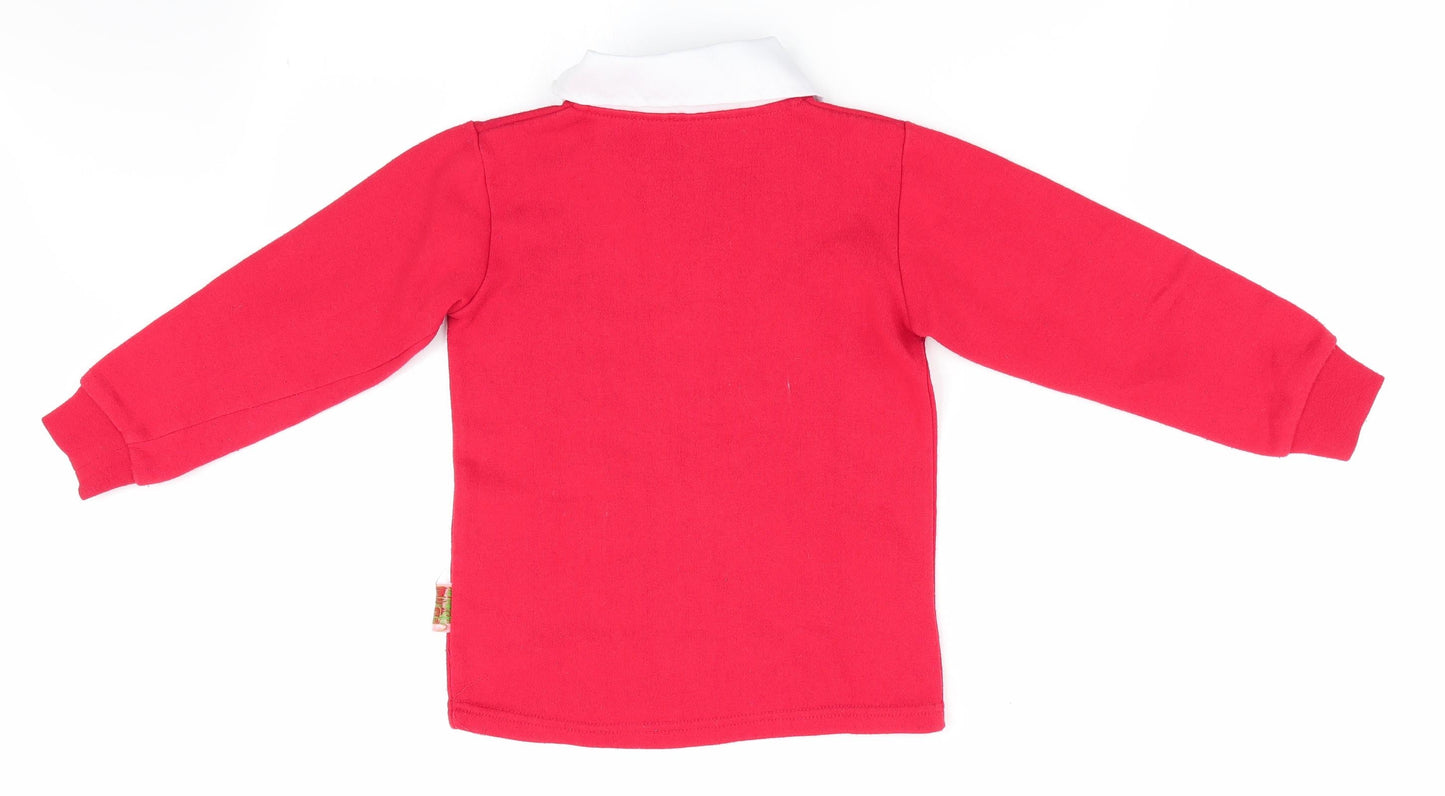 Pendragon Wales Boys Red   Pullover Jumper