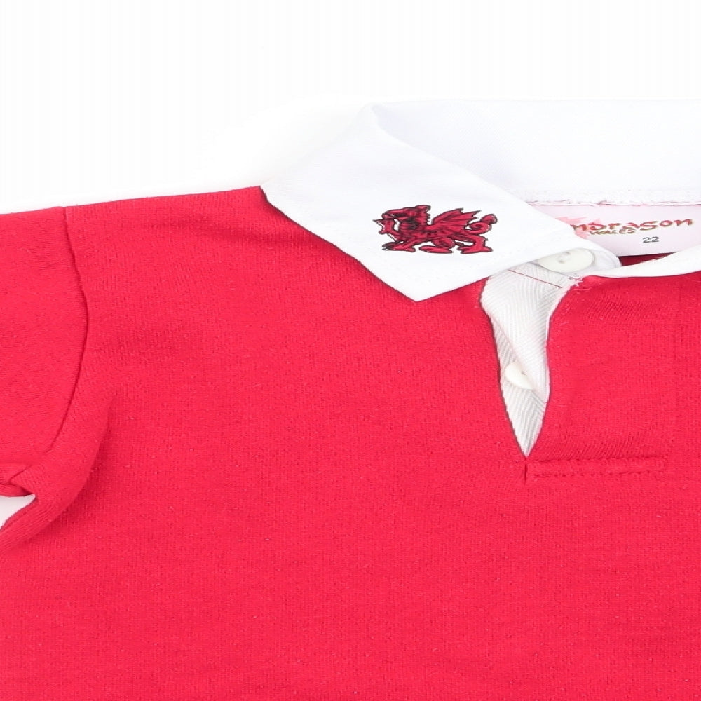 Pendragon Wales Boys Red   Pullover Jumper