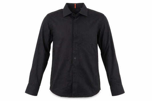 Trait Mens Black Polka Dot   Button-Up Size M