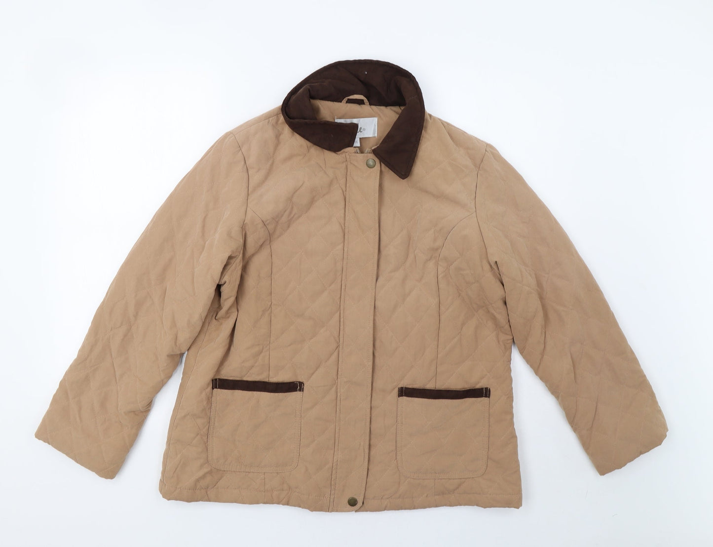 Isle Womens Brown   Anorak Jacket Size 16