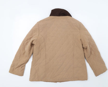 Isle Womens Brown   Anorak Jacket Size 16
