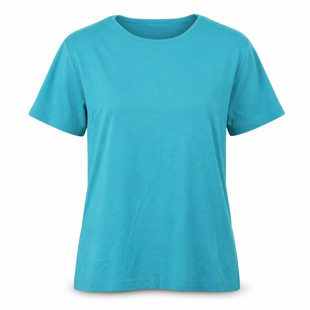 Maya Womens Green   Basic T-Shirt Size XL