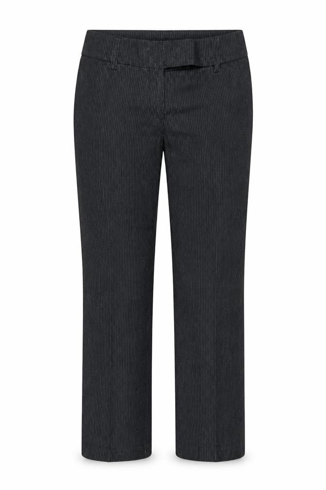 ORSAY Womens Black Striped  Trousers  Size 8 L24 in