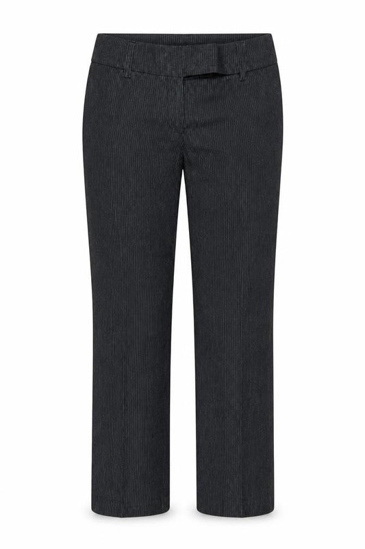 ORSAY Womens Black Striped  Trousers  Size 8 L24 in
