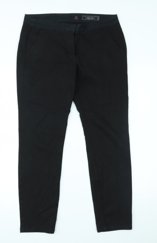 Preworn Womens Black   Trousers  Size 36 in L25 in