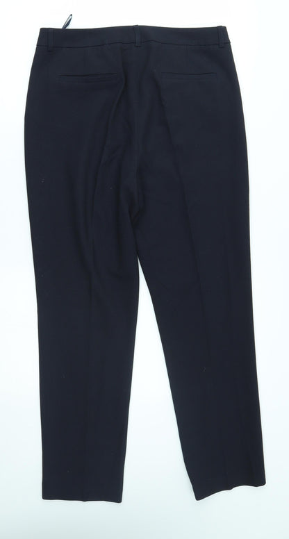 Country Casuals Womens Blue Trousers Size 12 L26 in