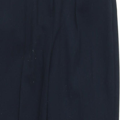 Country Casuals Womens Blue Trousers Size 12 L26 in