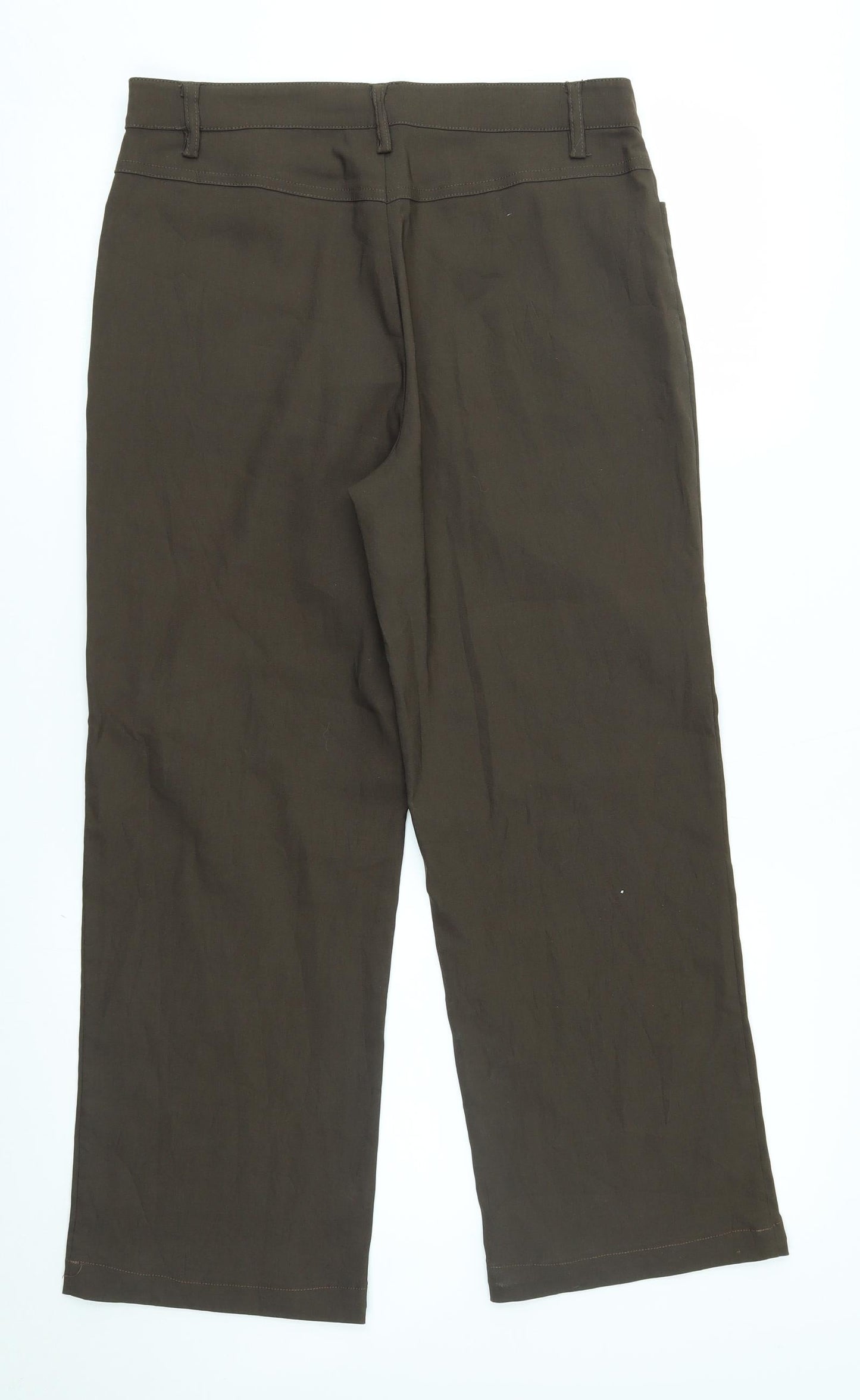 ole Womens Brown   Trousers  Size 12 L26 in