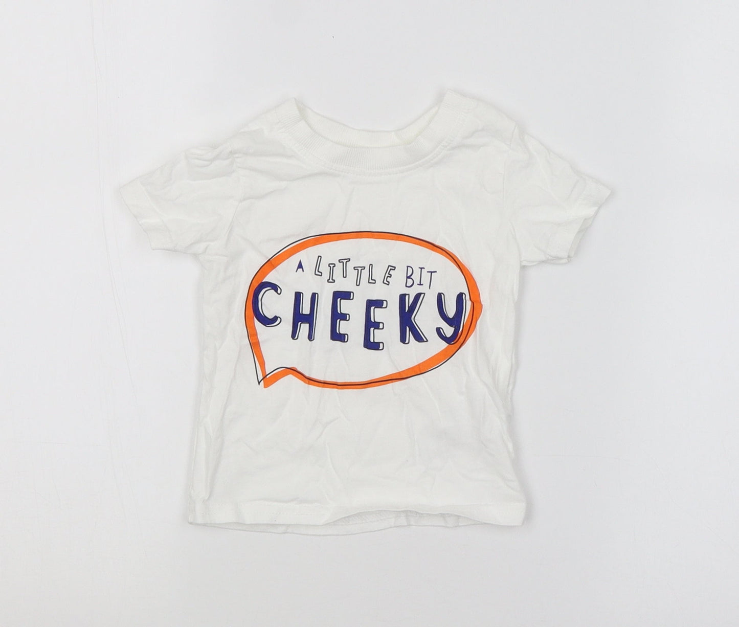 George Baby White   Basic T-Shirt Size 6-9 Months