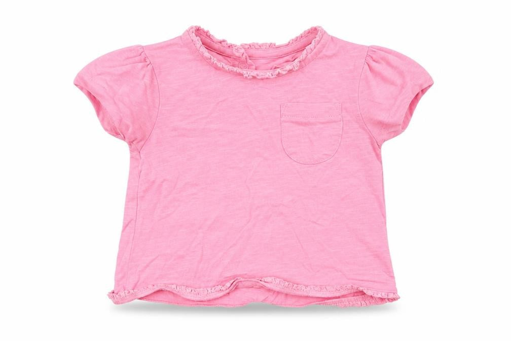 Mini Club Girls Pink   Basic T-Shirt Size 6-9 Months