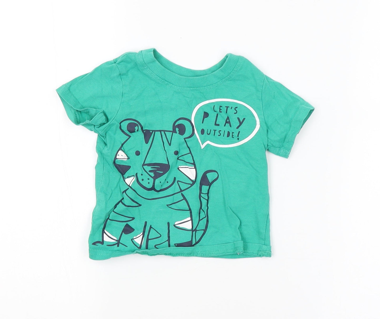George Baby Green   Basic T-Shirt Size 6-9 Months