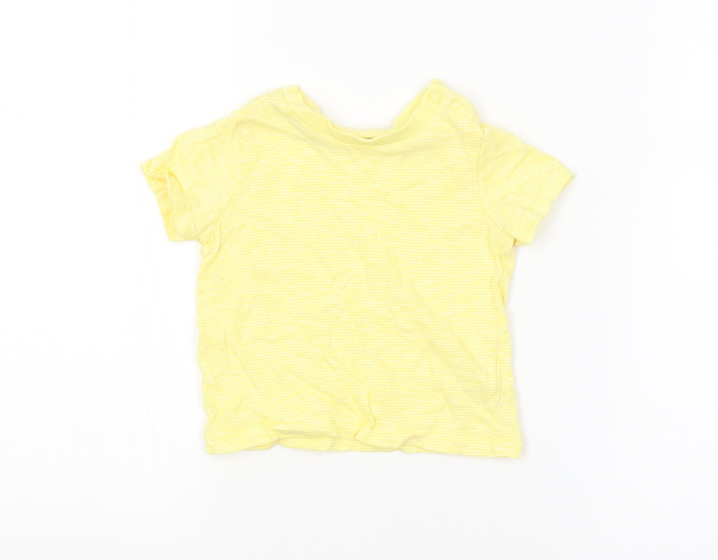 F&F Baby Yellow   Basic T-Shirt Size 6-9 Months
