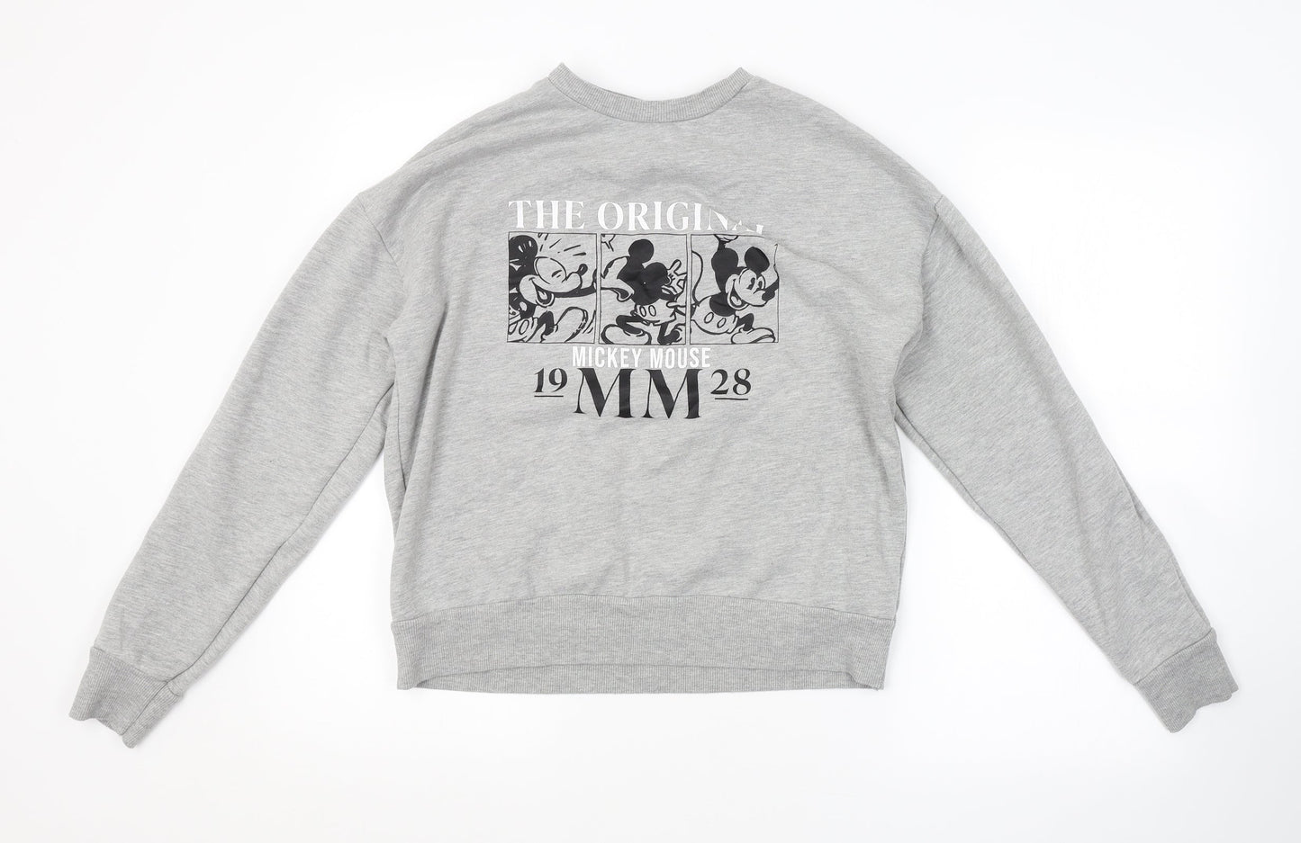 Primark Womens Grey   Pullover Sweatshirt Size 6  - MICKEY MOUSE