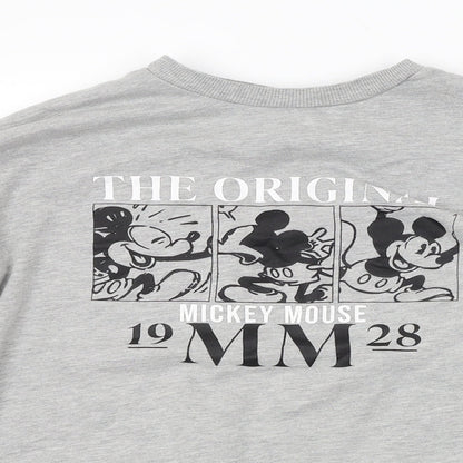Preloved Primark Womens Grey   Pullover Sweatshirt Size 6  - MICKEY MOUSE - Detail
