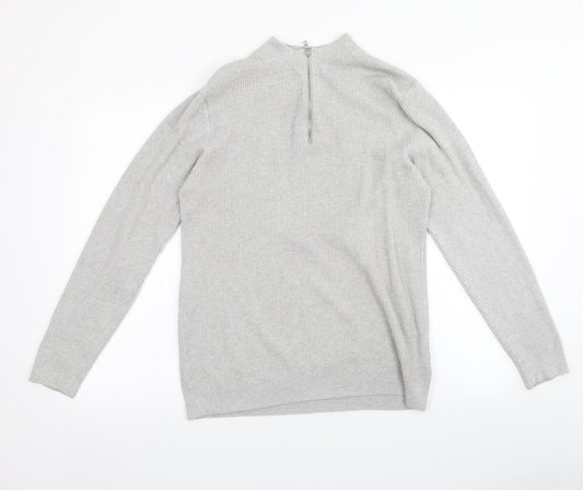 NEXT Mens Grey   Pullover Hoodie Size M