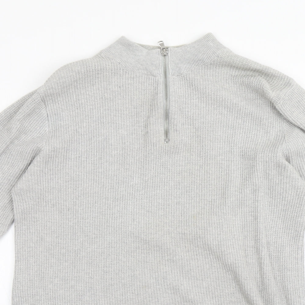 NEXT Mens Grey   Pullover Hoodie Size M