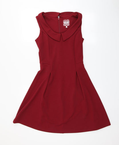 Next Womens Red   Fit & Flare  Size 6