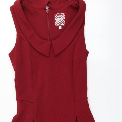 Next Womens Red   Fit & Flare  Size 6