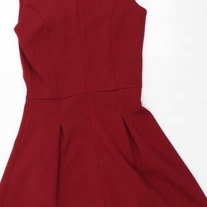 Next Womens Red   Fit & Flare  Size 6