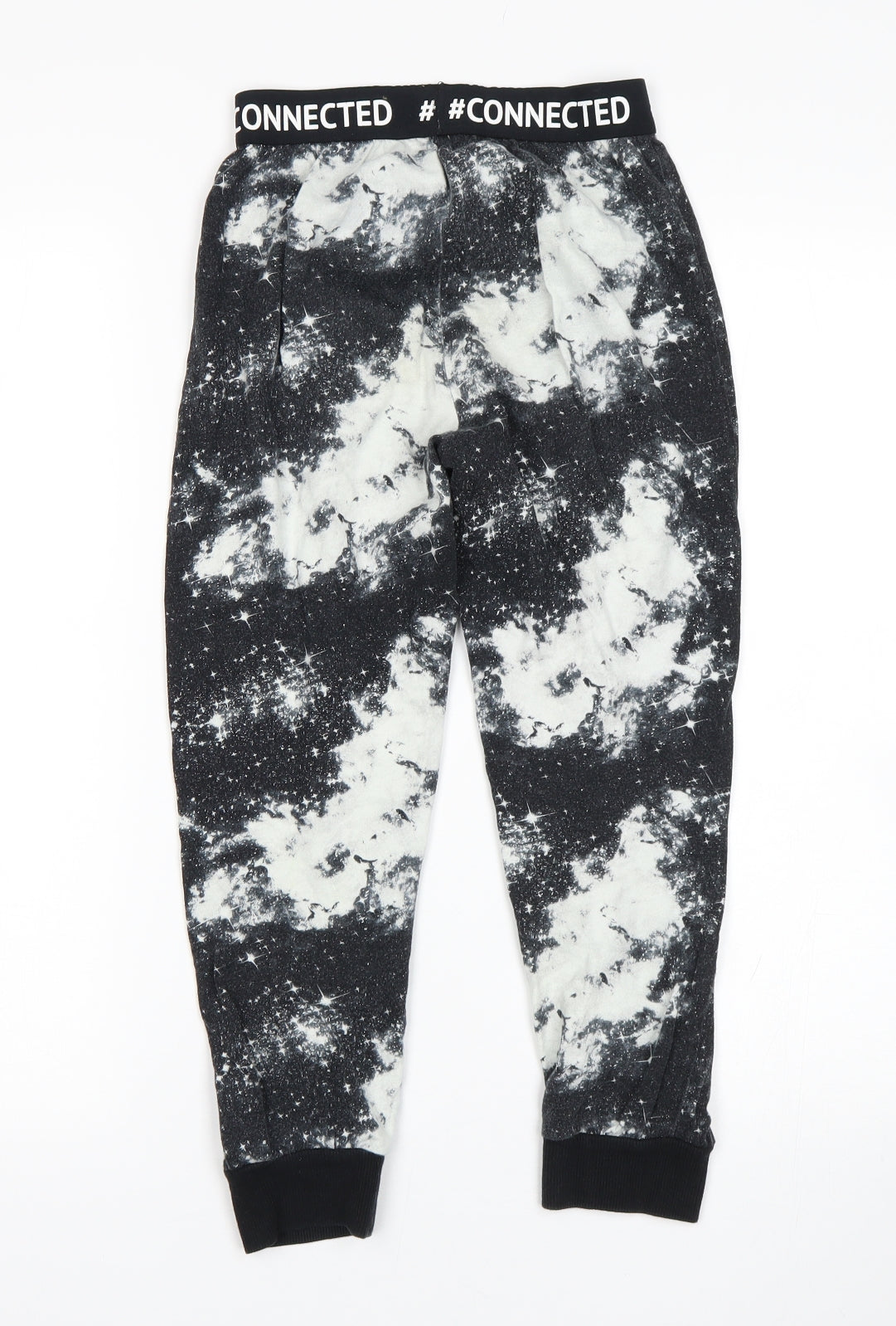 NEXT Girls Multicoloured Geometric  Sweatpants Trousers Size 9 Months