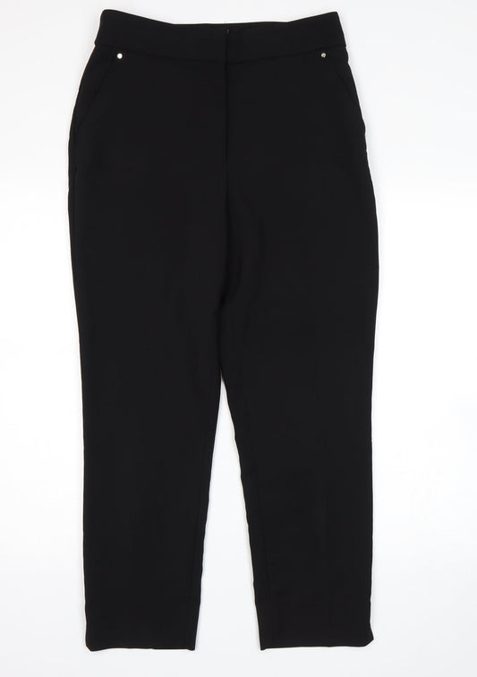 Preworn Womens Black   Trousers  Size 32 in L26 in