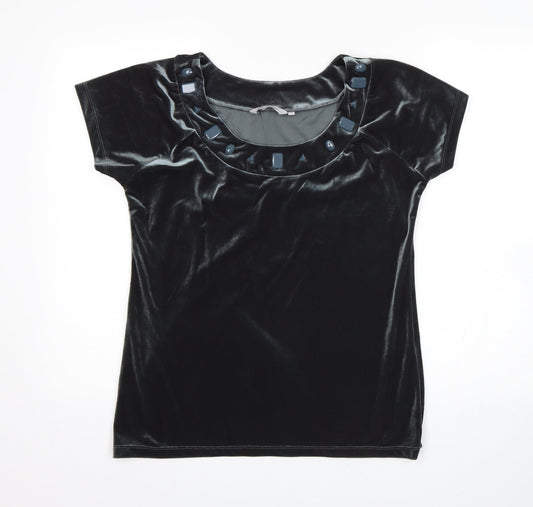 Preview Womens Green   Basic T-Shirt Size 12