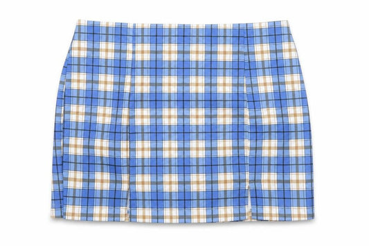 Preworn Womens Multicoloured Plaid  Mini Skirt Size L