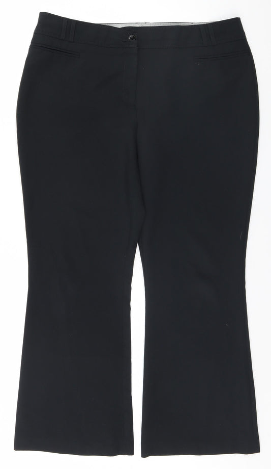 Dorothy Perkins Womens Black   Trousers  Size 16 L28 in