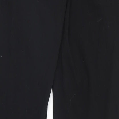 H&M Womens Black   Trousers  Size 10 L31 in