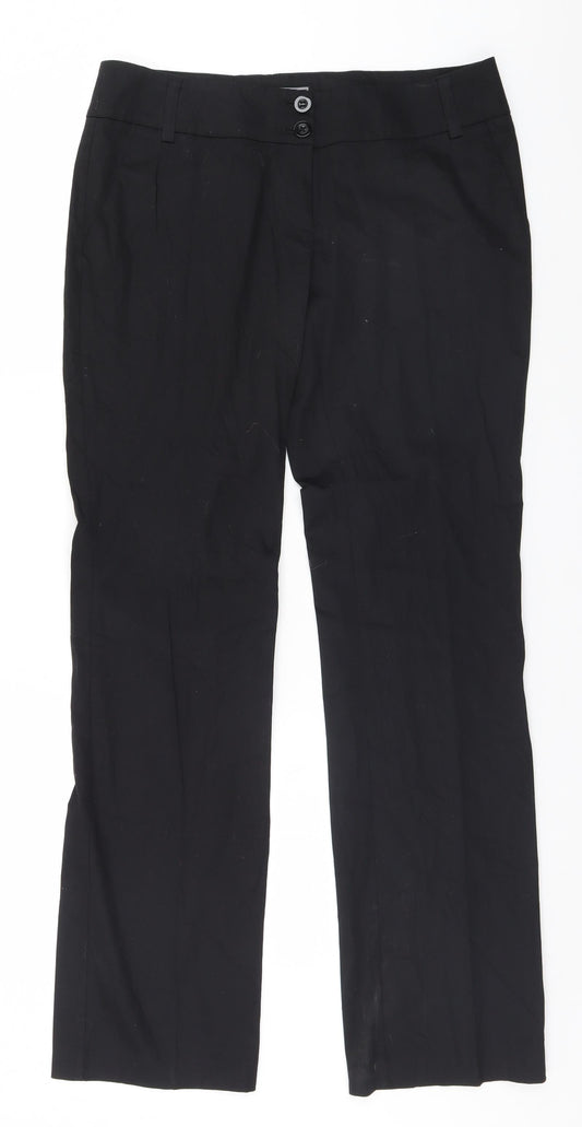 Clockhouse Womens Black   Trousers  Size 12 L32 in