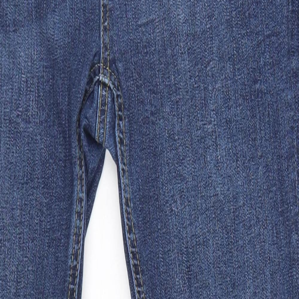 Denim & Co. Womens Blue   Straight Jeans Size 10 L27 in