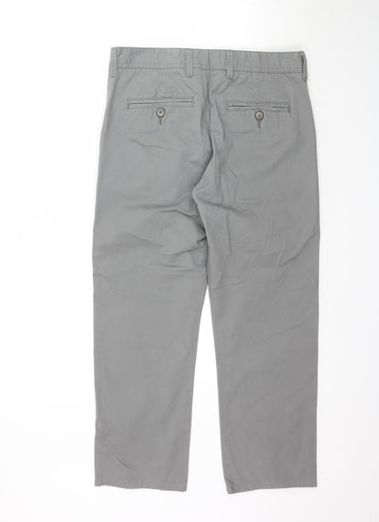 Next Mens Grey   Trousers  Size 30 L26 in