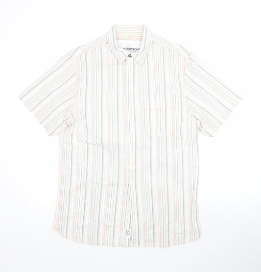 Debenhams Mens Multicoloured Striped   Button-Up Size S