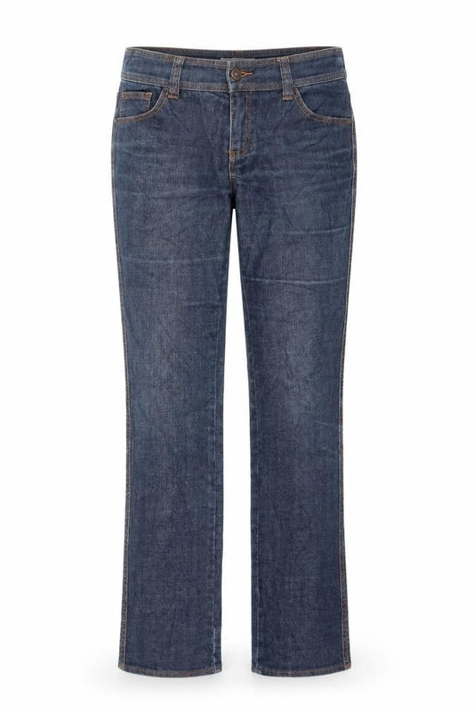C Denim Womens Blue  Denim Straight Jeans Size 8 L31 in