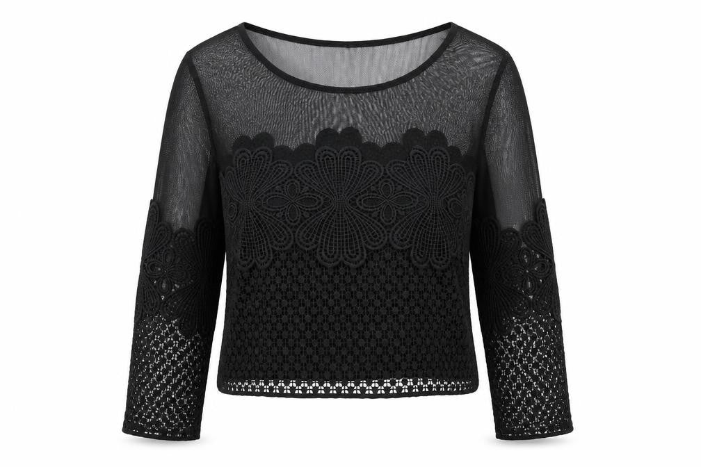 New Look Womens Black   Basic Blouse Size 8