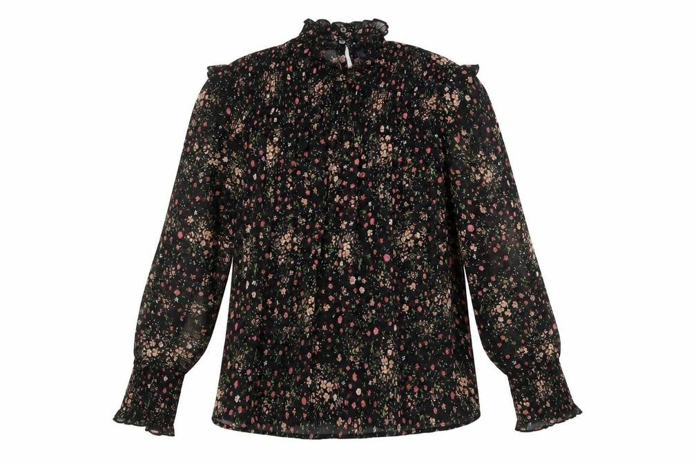 New Look Womens Multicoloured Floral  Tunic Blouse Size 8