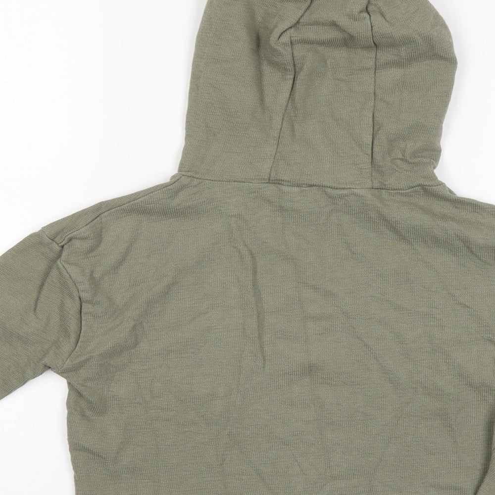 miss e-vie Girls Green   Pullover Hoodie Size 7-8 Years