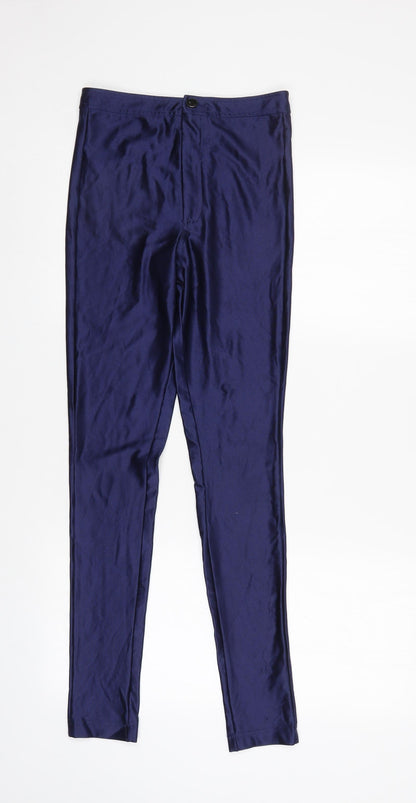 Additional front view of Atmosphere women’s blue trousers, size UK 6, 30-inch leg
