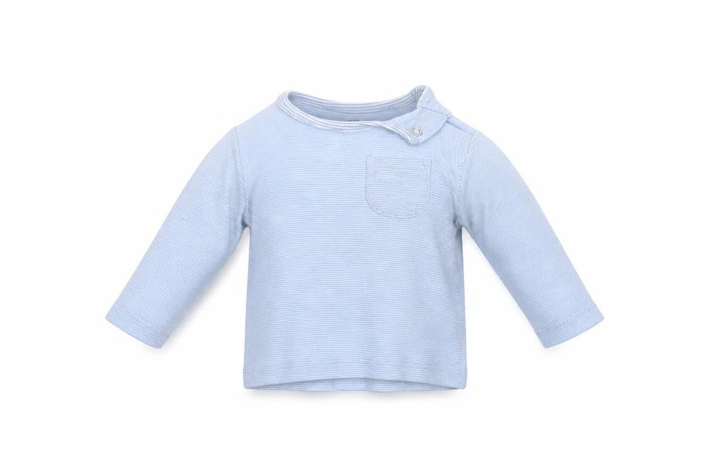 Fred & Flo Baby Blue Striped  Pullover Jumper Size 0-3 Months