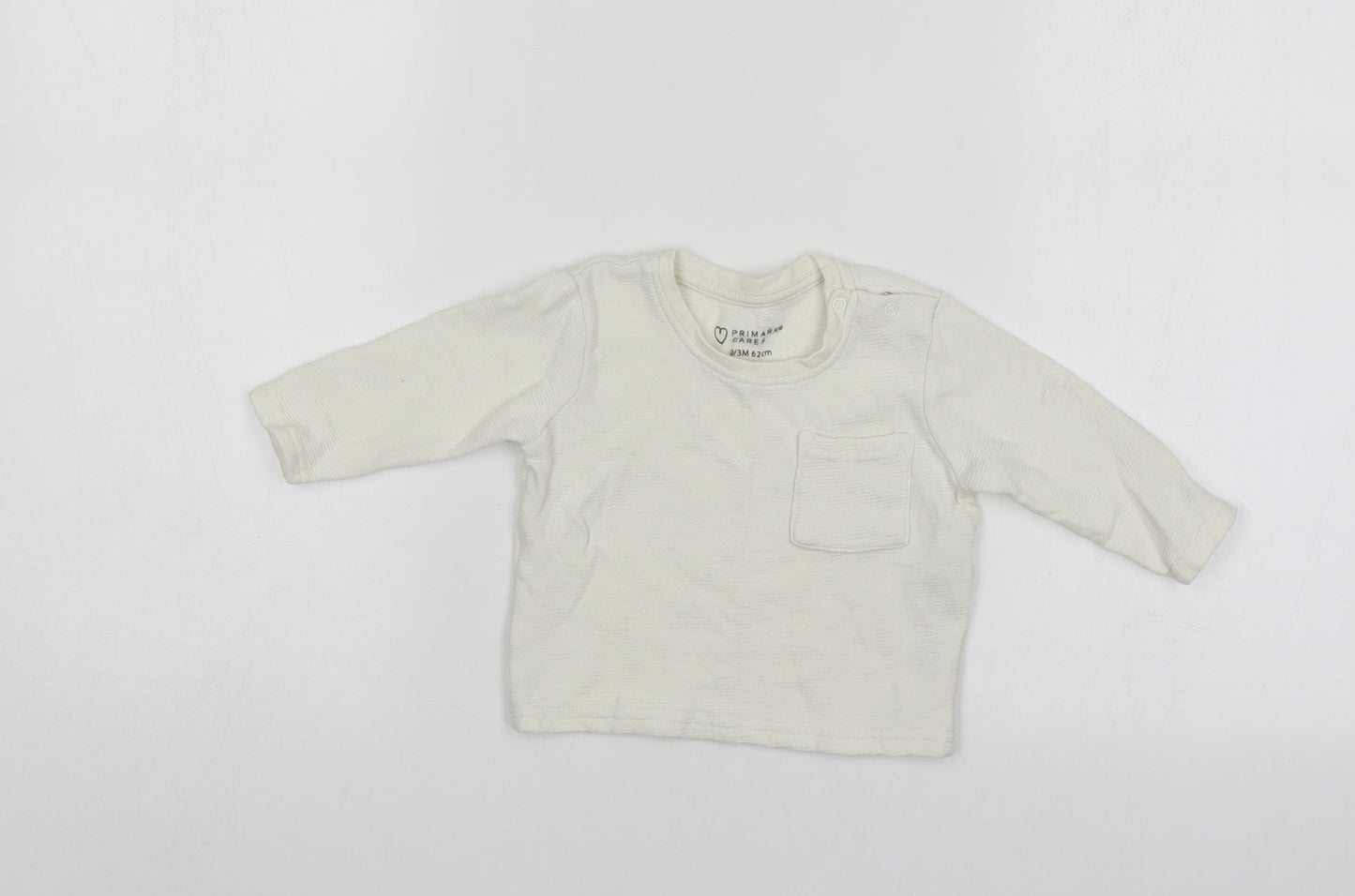 Primark Baby White   Pullover Jumper Size 0-3 Months