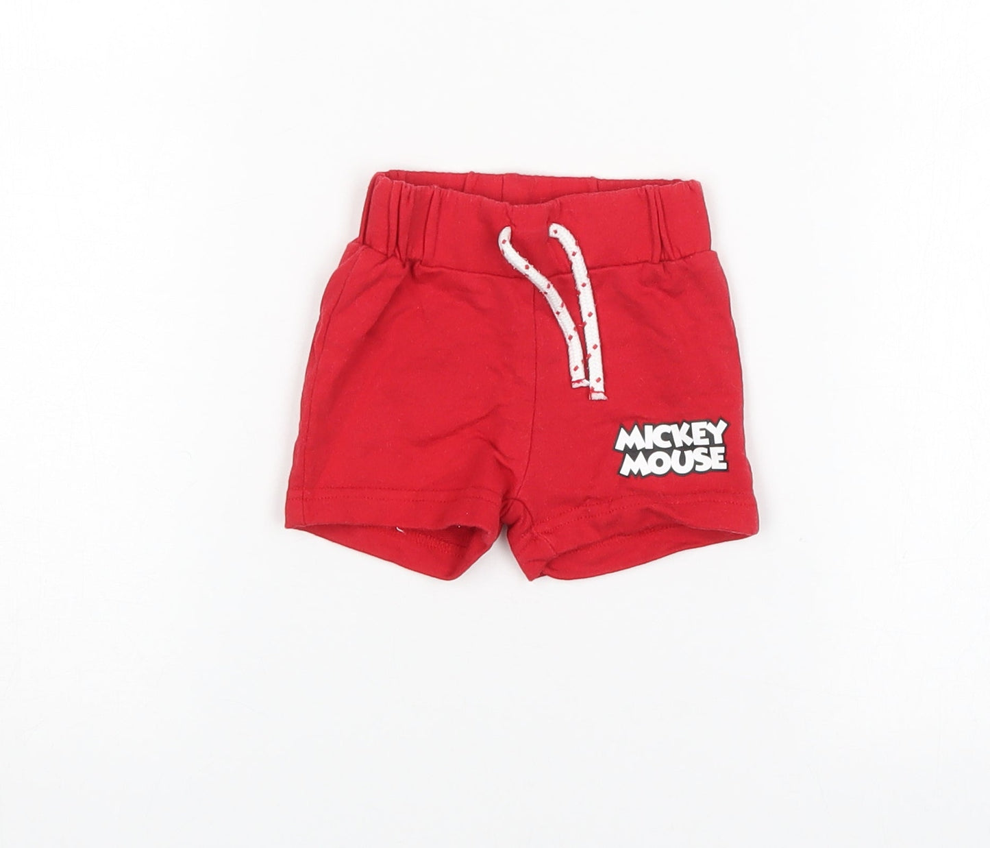 Disney Baby Red   Cropped Trousers Size 0-3 Months