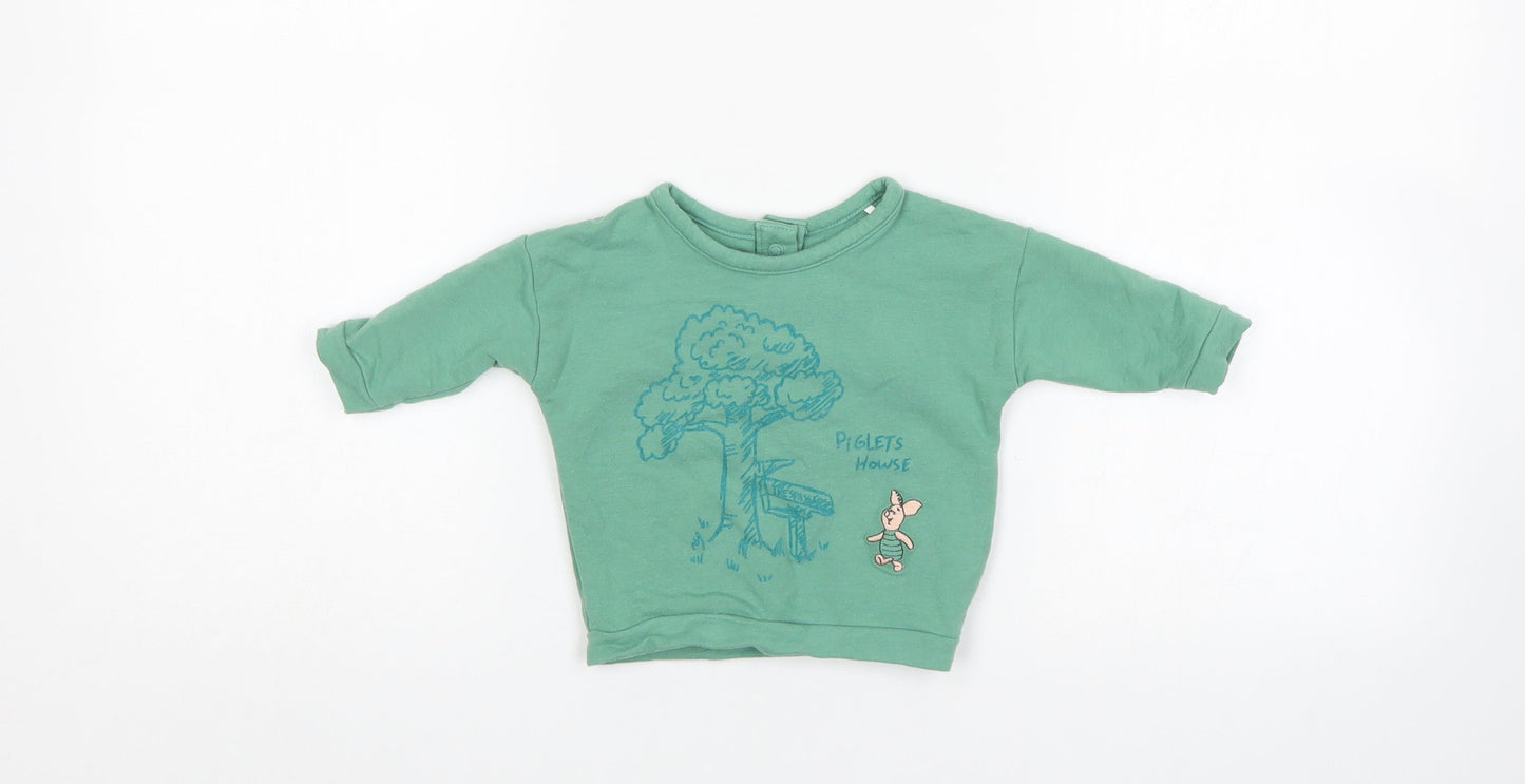 M&S Baby Green   Pullover Jumper Size 0-3 Months