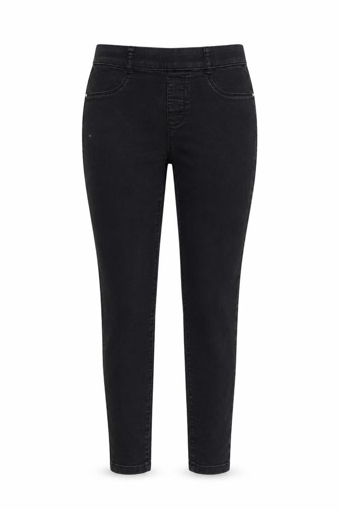 Dorothy Perkins Womens Black  Denim Tapered Jeans Size 10 L25 in